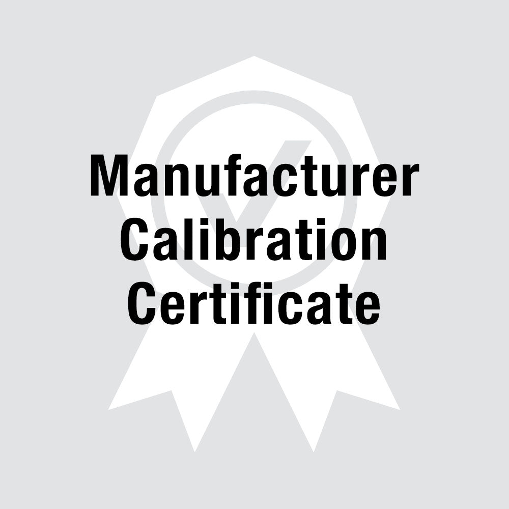 Calibration certificate