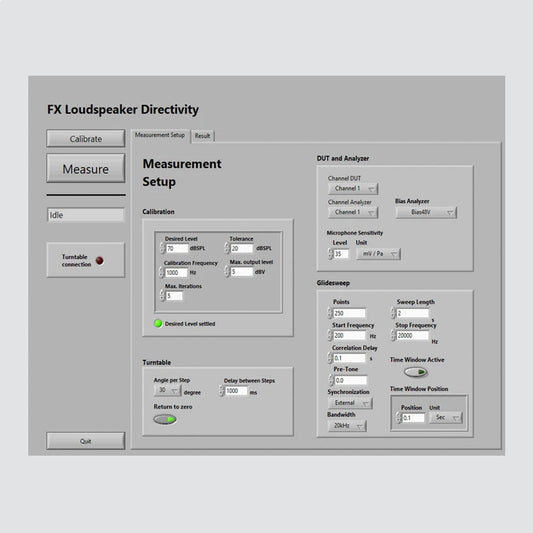 Loudspeaker Directivity Option