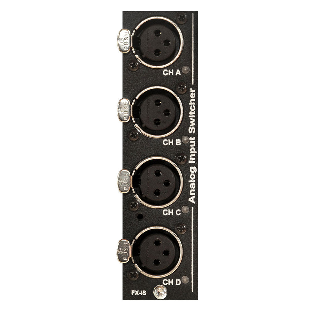 Switch Single Input Module Input Switcher Module FX-IS – NTi Audio Inc.