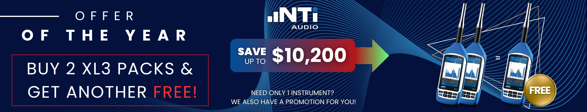 Offer of the Year: Buy 2 XL3 packs & get another free